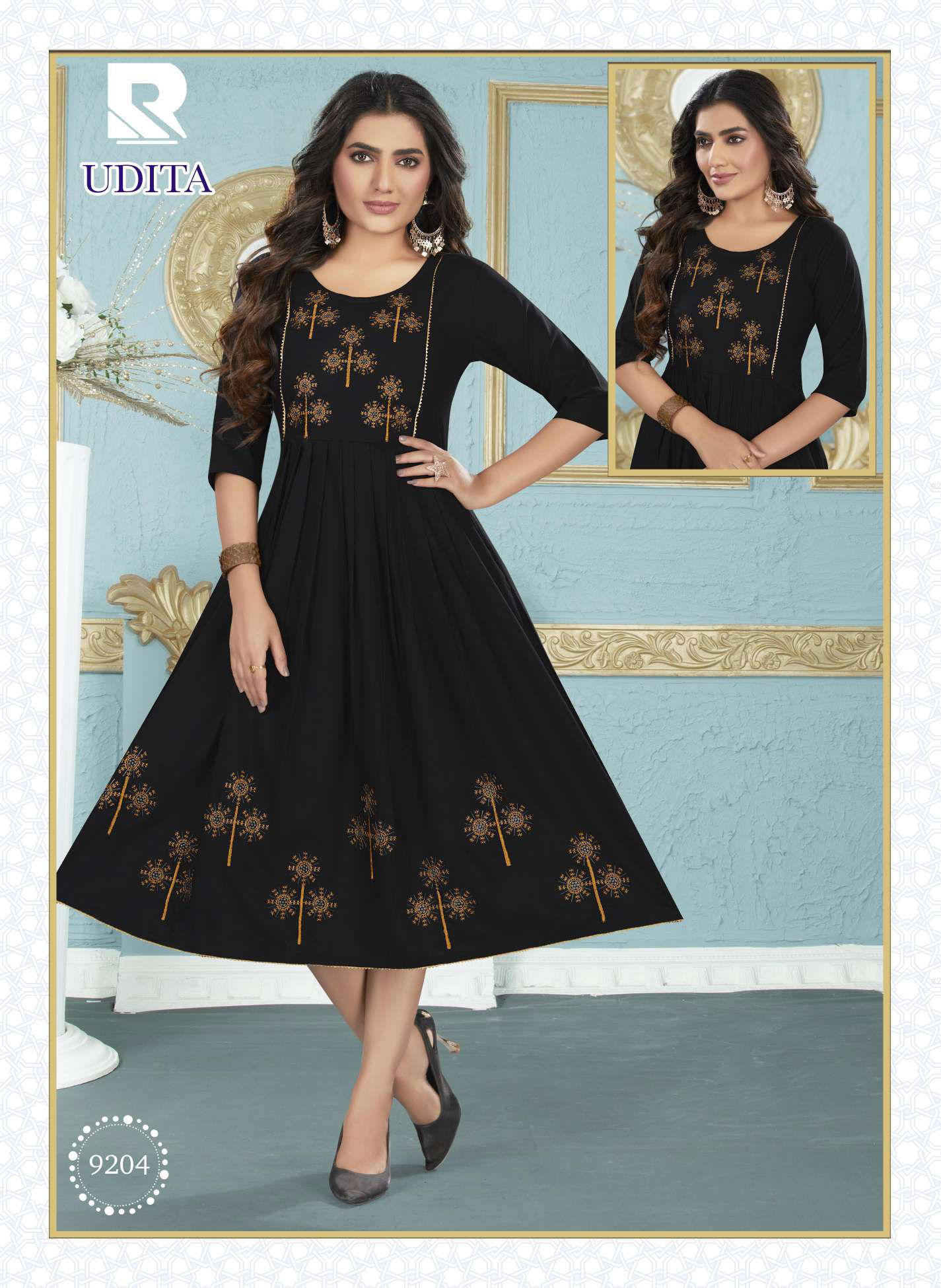 Raashi Udita Regular Wear Wholesale Anarkali Kurtis Catalog
